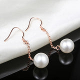 Romantic Small Pearl 925 Silver Pearl Earrings for Women