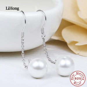 Romantic Small Pearl 925 Silver Pearl Earrings for Women