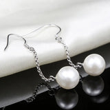 Romantic Small Pearl 925 Silver Pearl Earrings for Women