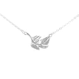 925 Sterling Silver Feather Bracelet Sweet and Personal