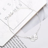 925 Sterling Silver Feather Bracelet Sweet and Personal