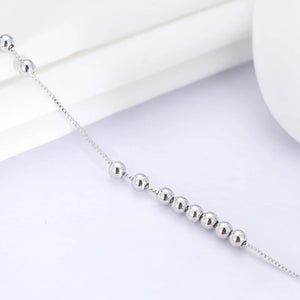 925 Sterling Silver Bracelets ball Sweet Bracelets