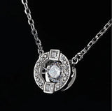 Austrian Crystal Smart Necklace Heart Pendant for Women Party