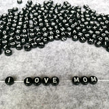 Acrylic Alphabet Beads for Kid Bracelet Making 1850pcs