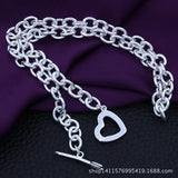 Arrow Through Heart Necklace Gift