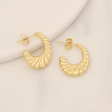 Geometric Stainless Steel Earrings for Women