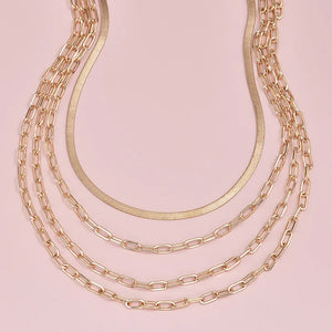 Gothic Multi-layer Necklace Heavy Metal Style Choker