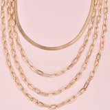 Gothic Multi-layer Necklace Heavy Metal Style Choker