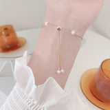 Green Zircon Crystal Bracelet Freshwater Pearl Women Bracelet