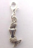 Vintage Mermaid Charm Pendant For Bracelet Handbag Gift