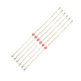 Square Cut Stone 18k Gold-plated Bracelet