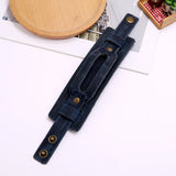 Johnny Depp Vintage Leather Bracelet Retro Punk Cowhide Men High Quality