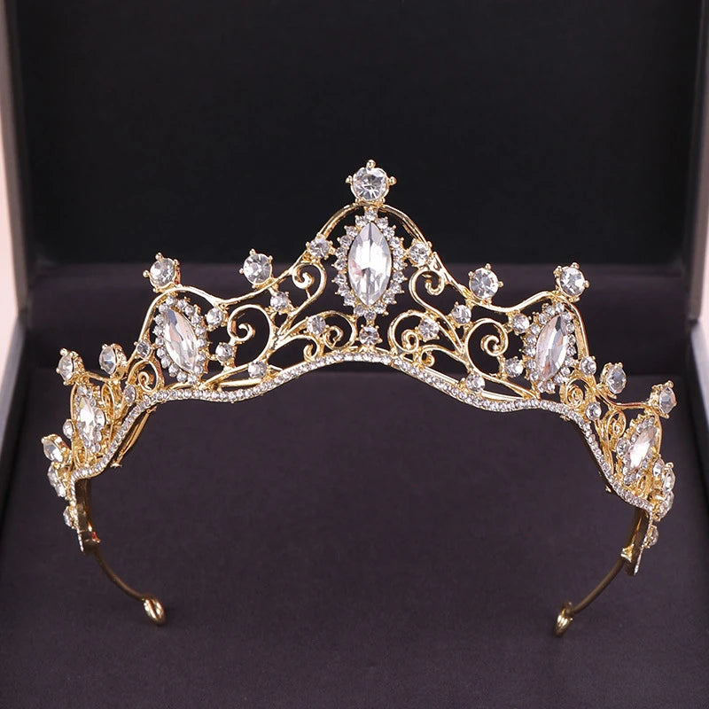 Kids Crown Crystal Rhinestone Tiara Hair Accessories