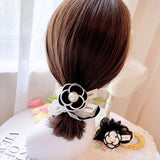 Silk Elastic Hair Bands Solid Hair Scrunchies For Women