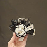 Silk Elastic Hair Bands Solid Hair Scrunchies For Women