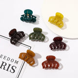 Geometric Jelly Hair Claw for Women Girls