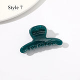 Geometric Jelly Hair Claw for Women Girls