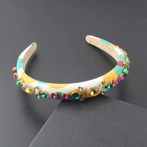 Thin Sponge Rhinestone Headband