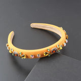 Thin Sponge Rhinestone Headband