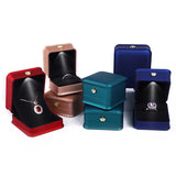 LED Lighted Jewelry Box Engagement Wedding Ring Pendant Necklace Gift Storage