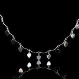 925 Sterling Silver Leaf Pendant Anklet Bracelet For Women