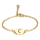 Letter Chain Bracelets for Women Charms Women's Bracelet Engagement Chain LVVPS