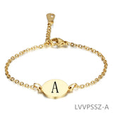 Letter Chain Bracelets for Women Charms Women's Bracelet Engagement Chain LVVPS