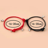 Love Heart Magnet Couple Bracelets Dinosaur Tai Chi Match Bracelet Sets