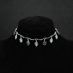 Lucky Clover&Leaf Pendant Anklets 925 Sterling Silver Bohemia Beach Charm