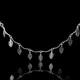 Lucky Clover&Leaf Pendant Anklets 925 Sterling Silver Bohemia Beach Charm