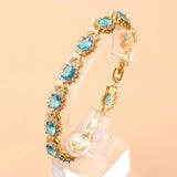 18+3 CM Link Chain Rhinestone Bracelet Jewelry