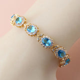 18+3 CM Link Chain Rhinestone Bracelet Jewelry