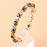 18+3 CM Link Chain Rhinestone Bracelet Jewelry