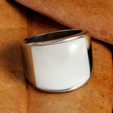 Men's Punk Stainless Steel Vintage Cat Eye Opal Ring
