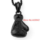 316L Stainless Steel Boxing Glove Pendant Necklace