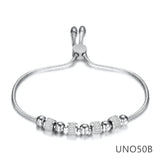Mesh Bracelet with Charms for Women