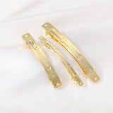Metal Base Hairpin Clip Spring Hairpin Side Clip 2pcs