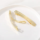 Metal Base Hairpin Clip Spring Hairpin Side Clip 2pcs