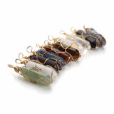 5pcs Crystal Pendulum Dowsing Reiki Chakra Pendants