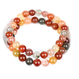 Rutilated Quartz Bracelet Loose Beads 8 mm Women Men Gift