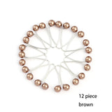 Multicolor Headscarf Pearl Pins Clips Pins Hijab Scarf Clips