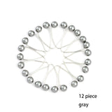Multicolor Headscarf Pearl Pins Clips Pins Hijab Scarf Clips