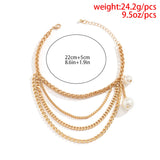 Pearl Charm Anklet for Women - Beach Jewelry Foot Bracelet
