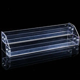 Clear Acrylic Nail Polish Salon Wall Rack Storage Shelf