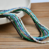 Colorful Stone Beads Necklace for Women Party Jewelry Gift