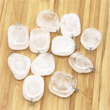 Clear Quartz Crystal Irregular Pendants for DIY Jewelry Making 20pcs