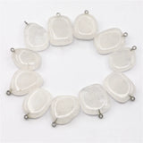 Clear Quartz Crystal Irregular Pendants for DIY Jewelry Making 20pcs