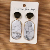 Rose Quartzs Earrings Stud Jewelry Turquoises Drop Earring