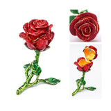 Enamel Rose Flower Jewelry Box Drop Wholesele