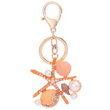 Ocean Wind Key Chain Sea Scallop Car Bag Pendant Gift